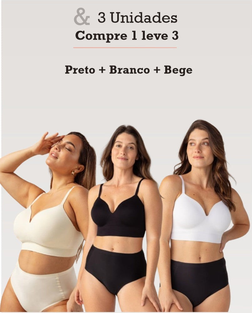 Kit 3 Sutiãs Modelador Libelle — Videtare